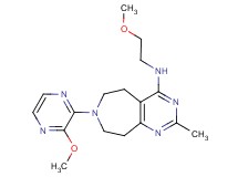 N-(2-methoxyethyl)-7-(3-methoxypyrazin-2-yl)-2-methyl-6,7,8,9-tetrahydro-5H-pyrimido[4,5-d]azepin-4-amine