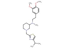 N-[2-(3,4-dimethoxyphenyl)ethyl]-1-[(4-isopropyl-1,3-thiazol-2-yl)methyl]-N-methyl-3-piperidinamine