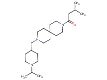 3-[(1-isopropylpiperidin-4-yl)methyl]-9-(3-methylbutanoyl)-3,9-diazaspiro[5.5]undecane