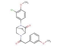 (1S*,4S*)-2-(3-chloro-4-methoxyphenyl)-5-[(3-methoxyphenyl)acetyl]-2,5-diazabicyclo[2.2.1]heptan-3-one