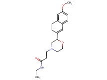 N-ethyl-3-[2-(6-methoxy-2-naphthyl)morpholin-4-yl]propanamide