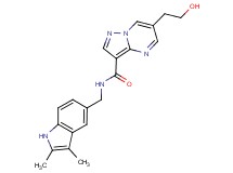 N-[(2,3-dimethyl-1H-indol-5-yl)methyl]-6-(2-hydroxyethyl)pyrazolo[1,5-a]pyrimidine-3-carboxamide