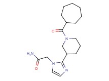 2-{2-[1-(cycloheptylcarbonyl)piperidin-3-yl]-1H-imidazol-1-yl}acetamide