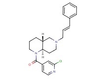(4aR*,8aR*)-1-(2-chloroisonicotinoyl)-6-[(2E)-3-phenyl-2-propen-1-yl]decahydro-1,6-naphthyridine