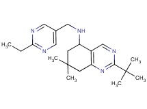 2-tert-butyl-N-[(2-ethyl-5-pyrimidinyl)methyl]-7,7-dimethyl-5,6,7,8-tetrahydro-5-quinazolinamine