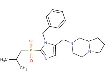 2-{[1-benzyl-2-(isobutylsulfonyl)-1H-imidazol-5-yl]methyl}octahydropyrrolo[1,2-a]pyrazine