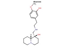 (1R,9aR)-1-({[2-(3-hydroxy-4-methoxyphenyl)ethyl]amino}methyl)octahydro-2H-quinolizin-1-ol