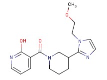 3-({3-[1-(2-methoxyethyl)-1H-imidazol-2-yl]piperidin-1-yl}carbonyl)pyridin-2-ol