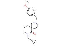 7-(cyclopropylmethyl)-2-(4-methoxybenzyl)-2,7-diazaspiro[4.5]decan-6-one