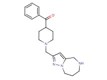 phenyl[1-(5,6,7,8-tetrahydro-4H-pyrazolo[1,5-a][1,4]diazepin-2-ylmethyl)-4-piperidinyl]methanone