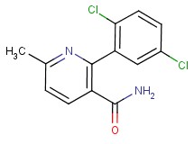 2-(2,5-dichlorophenyl)-6-methylnicotinamide