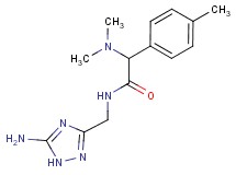 N-[(5-amino-1H-1,2,4-triazol-3-yl)methyl]-2-(dimethylamino)-2-(4-methylphenyl)acetamide