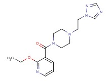 1-[(2-ethoxy-3-pyridinyl)carbonyl]-4-[2-(1H-1,2,4-triazol-1-yl)ethyl]piperazine
