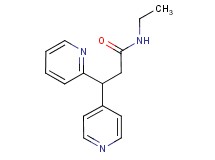 N-ethyl-3-pyridin-2-yl-3-pyridin-4-ylpropanamide