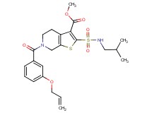 methyl 6-[3-(allyloxy)benzoyl]-2-[(isobutylamino)sulfonyl]-4,5,6,7-tetrahydrothieno[2,3-c]pyridine-3-carboxylate