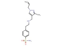 4-(2-{[(1-allyl-3-methyl-1H-pyrazol-4-yl)methyl]amino}ethyl)benzenesulfonamide