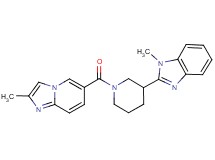 1-methyl-2-{1-[(2-methylimidazo[1,2-a]pyridin-6-yl)carbonyl]piperidin-3-yl}-1H-benzimidazole