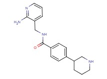 N-[(2-aminopyridin-3-yl)methyl]-4-piperidin-3-ylbenzamide