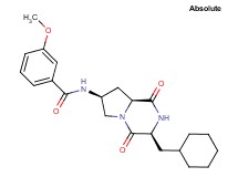 N-[(3S,7S,8aS)-3-(cyclohexylmethyl)-1,4-dioxooctahydropyrrolo[1,2-a]pyrazin-7-yl]-3-methoxybenzamide