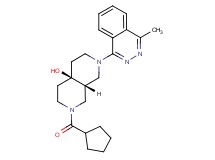 (4aR*,8aR*)-2-(cyclopentylcarbonyl)-7-(4-methylphthalazin-1-yl)octahydro-2,7-naphthyridin-4a(2H)-ol