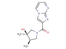 (3R*,4R*)-1-(imidazo[1,2-a]pyrimidin-2-ylcarbonyl)-3,4-dimethylpyrrolidin-3-ol