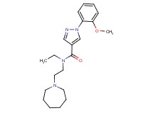 N-[2-(1-azepanyl)ethyl]-N-ethyl-1-(2-methoxyphenyl)-1H-pyrazole-4-carboxamide