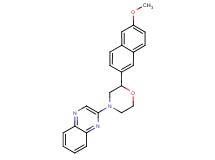 2-[2-(6-methoxy-2-naphthyl)morpholin-4-yl]quinoxaline