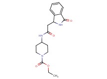 ethyl 4-{[(3-oxo-2,3-dihydro-1H-isoindol-1-yl)acetyl]amino}piperidine-1-carboxylate