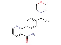 2-[4-(1-morpholin-4-ylethyl)phenyl]nicotinamide