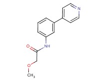 2-methoxy-N-(3-pyridin-4-ylphenyl)acetamide