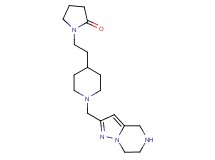 1-{2-[1-(4,5,6,7-tetrahydropyrazolo[1,5-a]pyrazin-2-ylmethyl)-4-piperidinyl]ethyl}-2-pyrrolidinone dihydrochloride