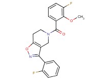5-(3-fluoro-2-methoxybenzoyl)-3-(2-fluorophenyl)-4,5,6,7-tetrahydroisoxazolo[4,5-c]pyridine