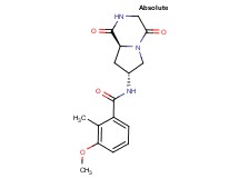 N-[(7R,8aS)-1,4-dioxooctahydropyrrolo[1,2-a]pyrazin-7-yl]-3-methoxy-2-methylbenzamide