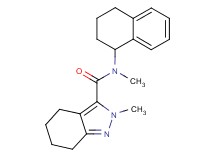 N,2-dimethyl-N-(1,2,3,4-tetrahydro-1-naphthalenyl)-4,5,6,7-tetrahydro-2H-indazole-3-carboxamide