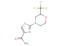 2-[2-(trifluoromethyl)morpholin-4-yl]-1,3-thiazole-4-carboxamide