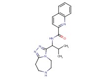 N-[2-methyl-1-(6,7,8,9-tetrahydro-5H-[1,2,4]triazolo[4,3-d][1,4]diazepin-3-yl)propyl]quinoline-2-carboxamide