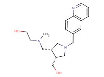 2-[{[(3R*,4R*)-4-(hydroxymethyl)-1-(quinolin-6-ylmethyl)pyrrolidin-3-yl]methyl}(methyl)amino]ethanol