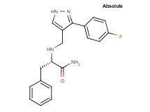 (2S)-2-({[3-(4-fluorophenyl)-1H-pyrazol-4-yl]methyl}amino)-3-phenylpropanamide