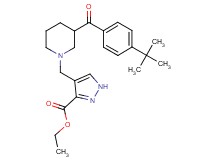 ethyl 4-{[3-(4-tert-butylbenzoyl)-1-piperidinyl]methyl}-1H-pyrazole-3-carboxylate