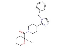 4-(1-benzyl-1H-imidazol-2-yl)-1-[(2-methyltetrahydro-2H-pyran-2-yl)carbonyl]piperidine