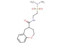 N-{2-[(dimethylamino)sulfonyl]ethyl}-2,3,4,5-tetrahydro-1-benzoxepine-4-carboxamide