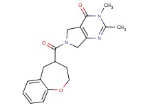 2,3-dimethyl-6-(2,3,4,5-tetrahydro-1-benzoxepin-4-ylcarbonyl)-3,5,6,7-tetrahydro-4H-pyrrolo[3,4-d]pyrimidin-4-one