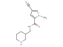 4-cyano-1-methyl-N-(piperidin-3-ylmethyl)-1H-pyrrole-2-carboxamide