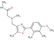 N~2~-{[2-(4-methoxy-2,3-dimethylphenyl)-5-methyl-1,3-oxazol-4-yl]methyl}-N~1~,N~2~-dimethylglycinamide