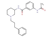 3-(acetylamino)-N-[1-(3-phenylpropyl)-3-piperidinyl]benzamide