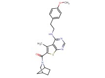 6-(2-azabicyclo[2.2.1]hept-2-ylcarbonyl)-N-[2-(4-methoxyphenyl)ethyl]-5-methylthieno[2,3-d]pyrimidin-4-amine