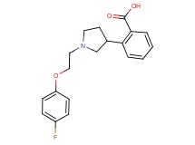 2-{1-[2-(4-fluorophenoxy)ethyl]-3-pyrrolidinyl}benzoic acid