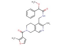 2-methoxy-N-{[3-methyl-7-(2-methyl-3-furoyl)-5,6,7,8-tetrahydro-2,7-naphthyridin-4-yl]methyl}-2-phenylacetamide