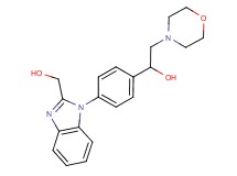 1-{4-[2-(hydroxymethyl)-1H-benzimidazol-1-yl]phenyl}-2-morpholin-4-ylethanol