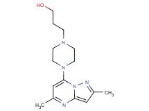 3-[4-(2,5-dimethylpyrazolo[1,5-a]pyrimidin-7-yl)-1-piperazinyl]-1-propanol